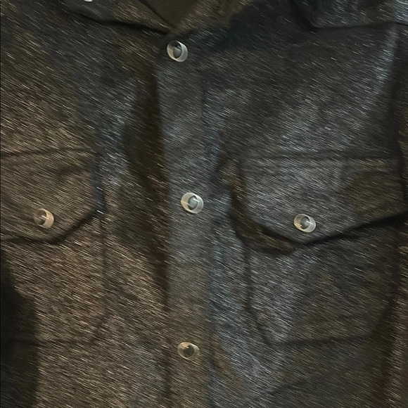 INC International Concepts Black Casual Button Down Shirt - Picture 3 of 10